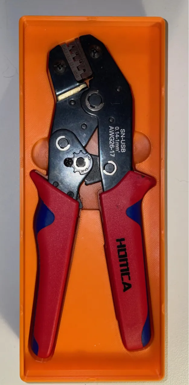Gridfinity Bin for Homca Crimp Tool
