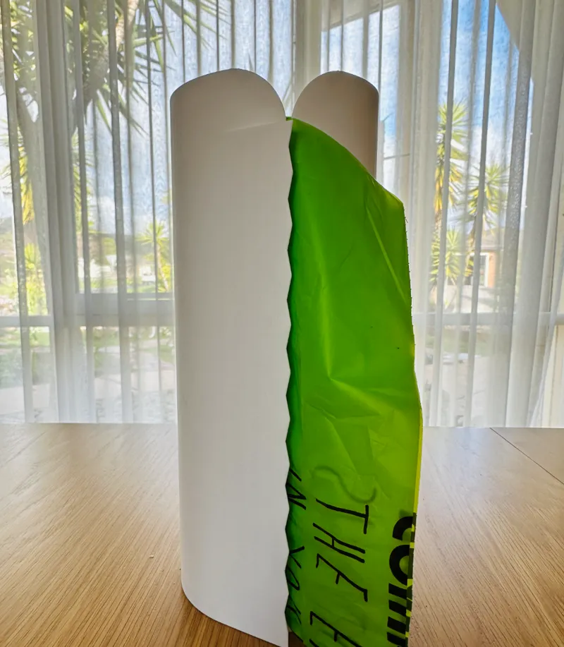 Mountable Garbage Bag Roll Holder