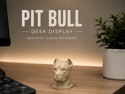 Pit Bull Desk Display