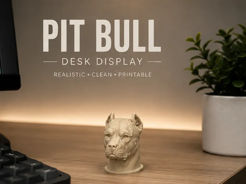 Pit Bull Desk Display
