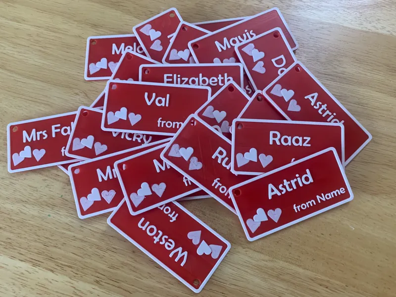 Valentine Cards - Hearts