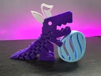FlexiDino articulé — version lapin de Pâques — photo 5