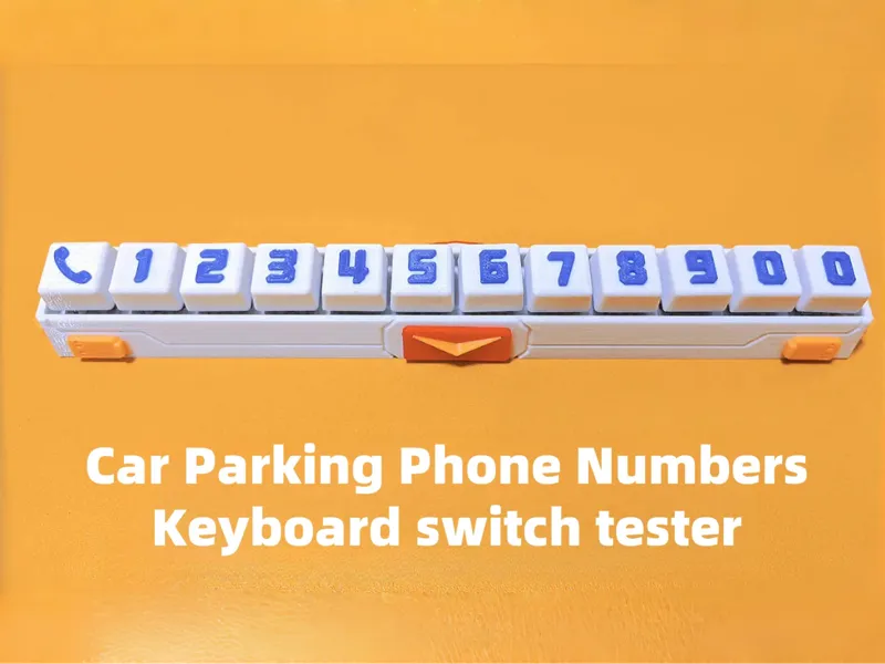 Car Parking Phone Numbers&Keyboard switch tester