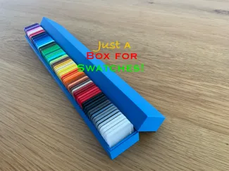 Box for swatches
