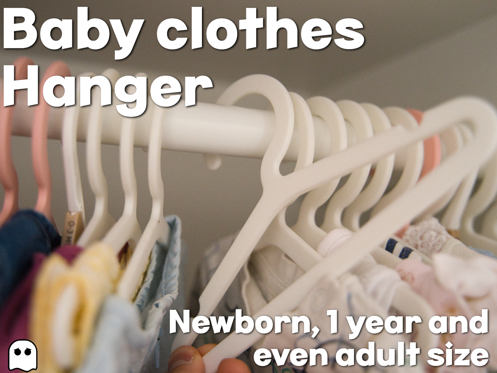 Clothes Hanger (Newborn, 1 year and Adult Sizes)