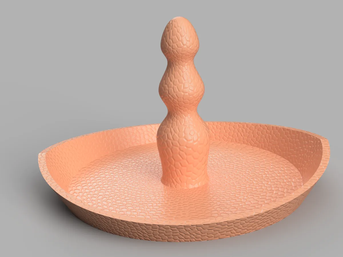 Protège-nombril et coupelle à bijoux