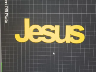 letreiro Jesus 