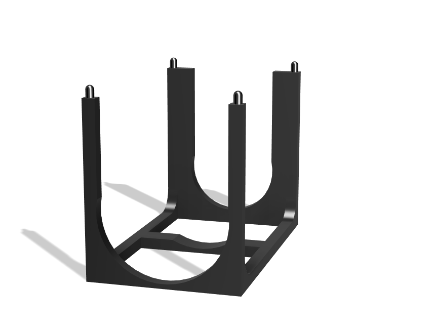 Miniatura 29 do modelo 3D Stackable Bottle organizer V2