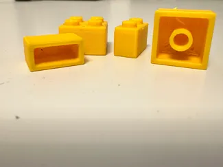 2x2 and 1x2 Building Bricks - Fidget and Build Toy