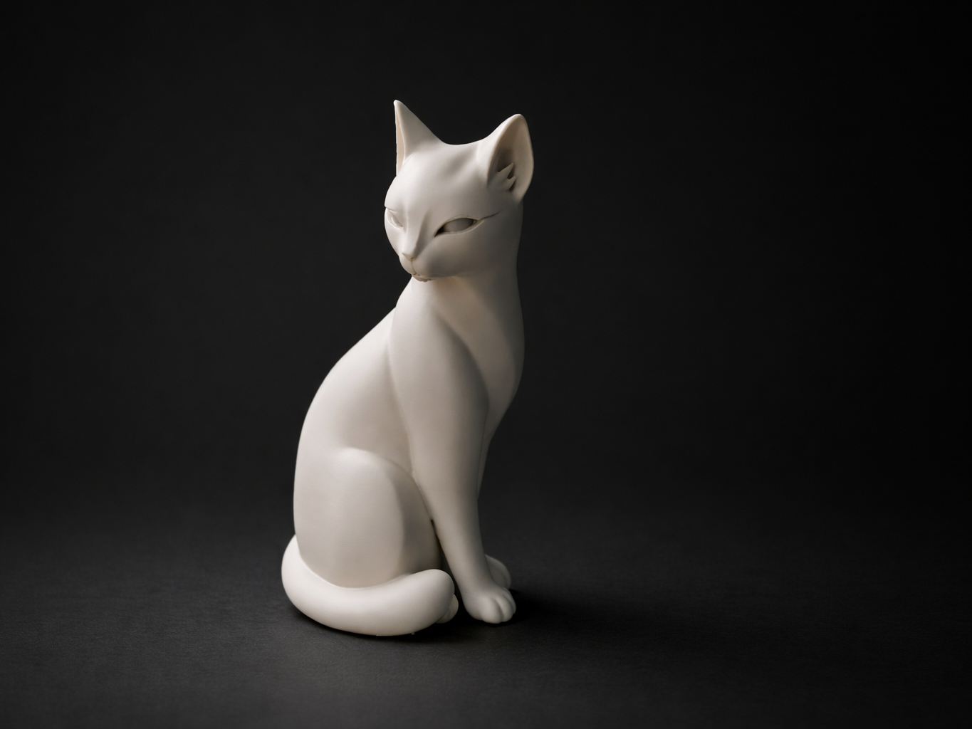 Elegant Cat Figurine – Easy Home Decor