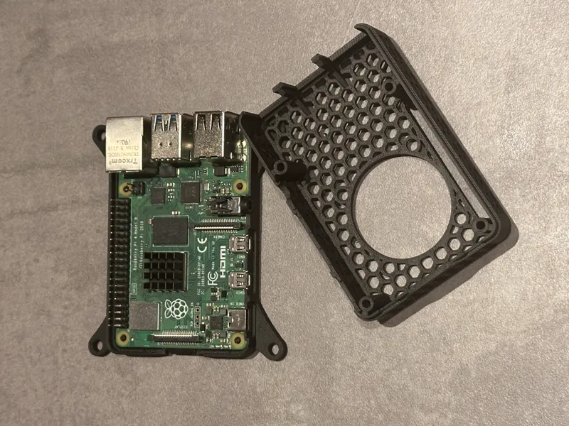 Case for Raspberry Pi 4 with 40mm Fan