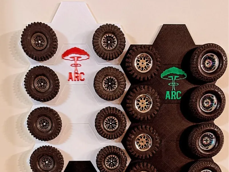 Stackable Wall Mount RC Tire Rack