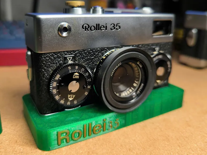 Vintage Camera Display Bases - Rollei 35
