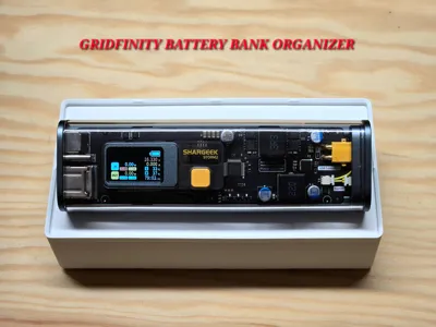 Gridfinity Shargeek Storm 2 Battery Bank Organizer