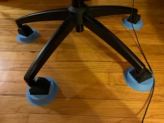 TrueWellness Office Chair, Cable Deflector