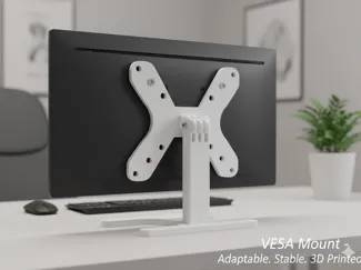 Desk Vesa Support - Tested on a 10 Inch Monitor