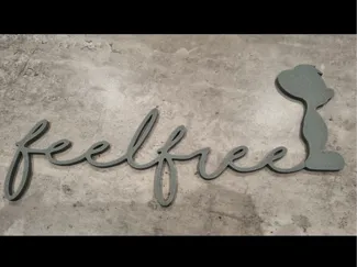 Europapark "Feel free"-Schriftzug – Wanddeko