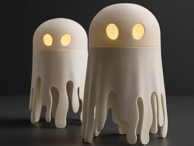 Fantasma Flotante Portavelas LED