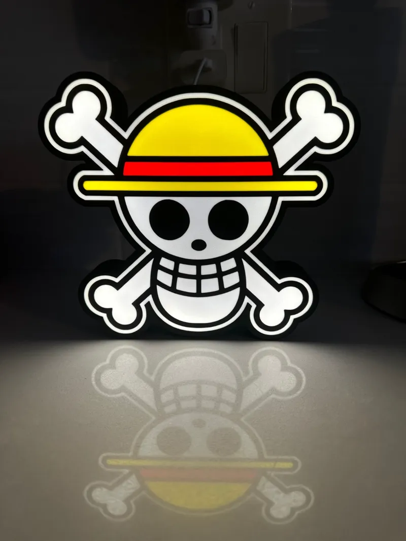One Piece Straw Hat Pirates Light Box