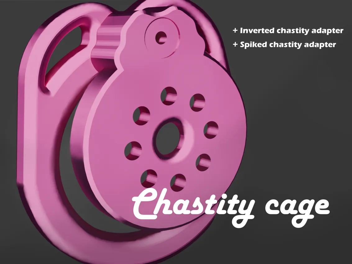 Chastity cage + Adapters for inverted chastity - Free 3D Print Model ...