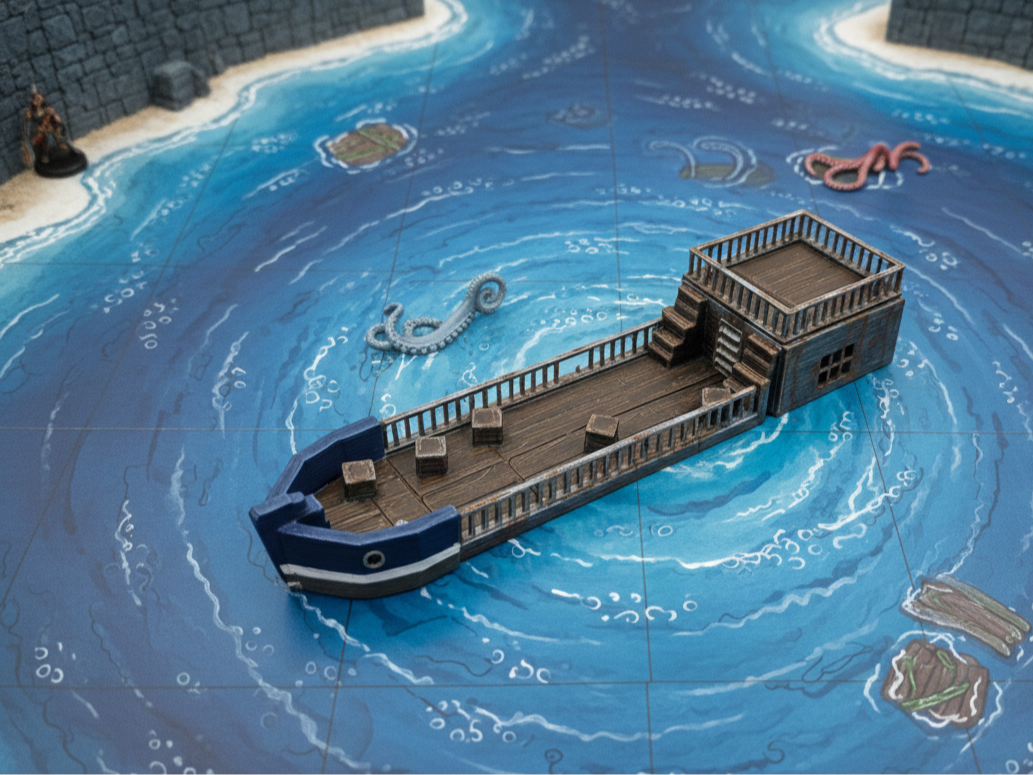 Miniatura 2 do modelo 3D Tabletop & Wargame Ship Deck
