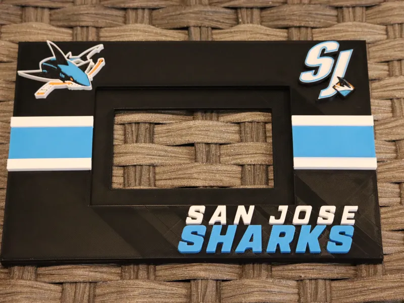 San Jose Sharks 4 by 6 inch Photo frame