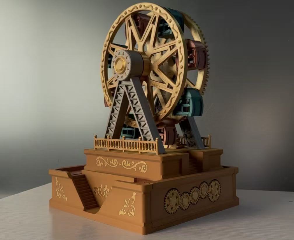 Miniatura 2 do modelo 3D 夕照摩天轮