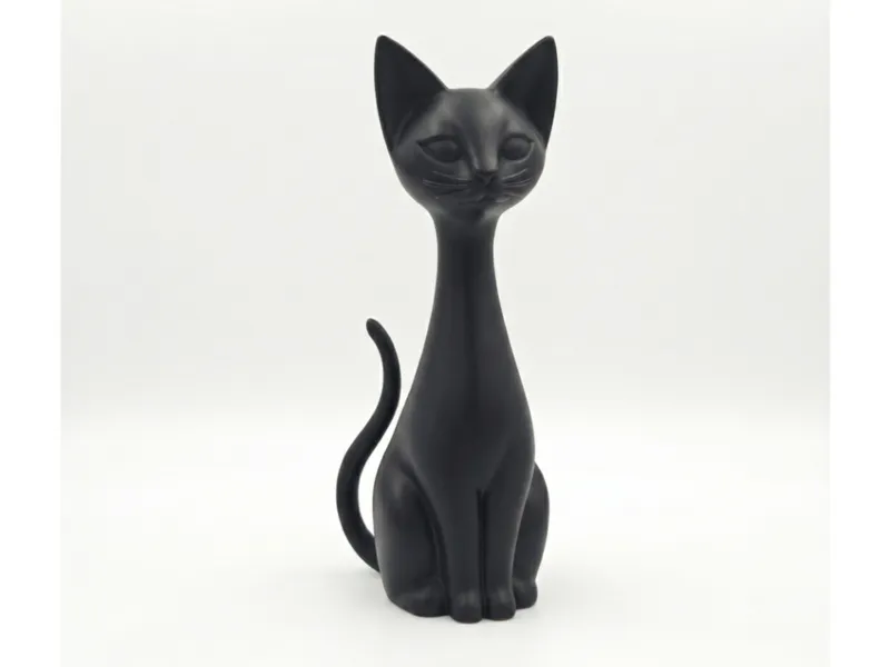 Nordic Grace Cat - Elegant Decor