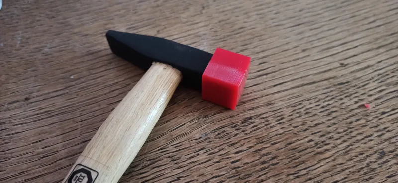 Rubber hammer head