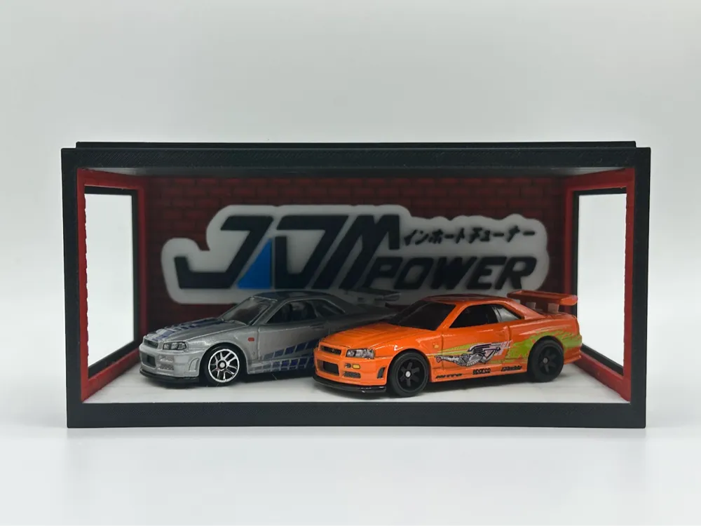 Hot Wheels JDM Stackable Display by Fieldblazer - MakerWorld