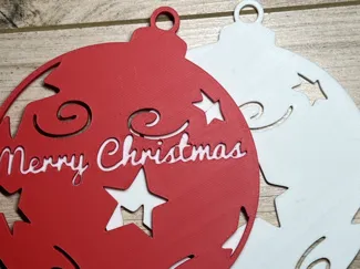Christmas ornament "merry christmas"