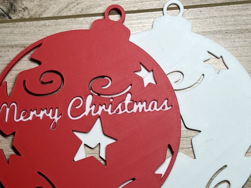 Christmas ornament "merry christmas"