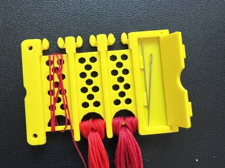 Thread and needle holder