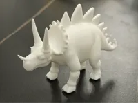 Figurine stégosaure à tête mobile — photo 2