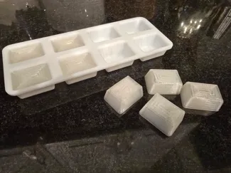 Toy Ice Cube Tray with Ice Cubes