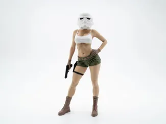 Stormtrooper Figurine - Tomb Raider Cosplay