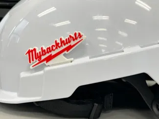 Mybackhurts helmet clip