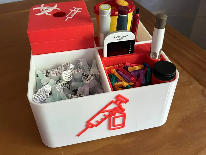 Box for diabetics / Box für Diabetiker