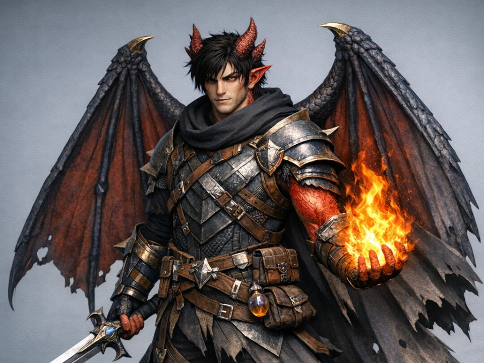 Dragon born Warrior Mage