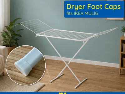 Dryer Foot Caps - fits IKEA MULIG