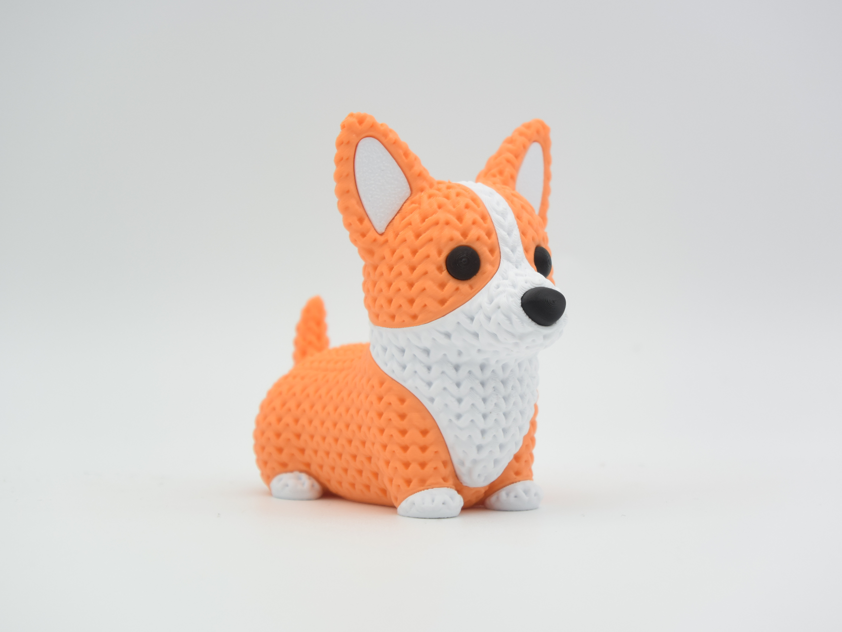 Knitted Corgi Dog - 1