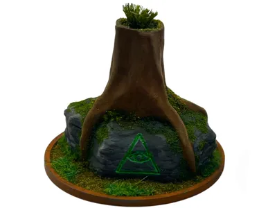 Hollow Forest Stump | Tabletop Terrain STL