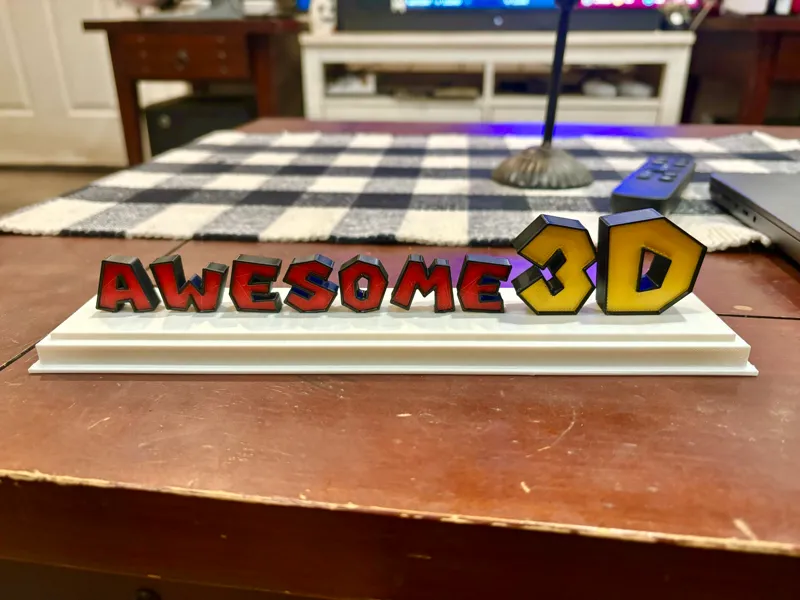 Awesome3D Logo