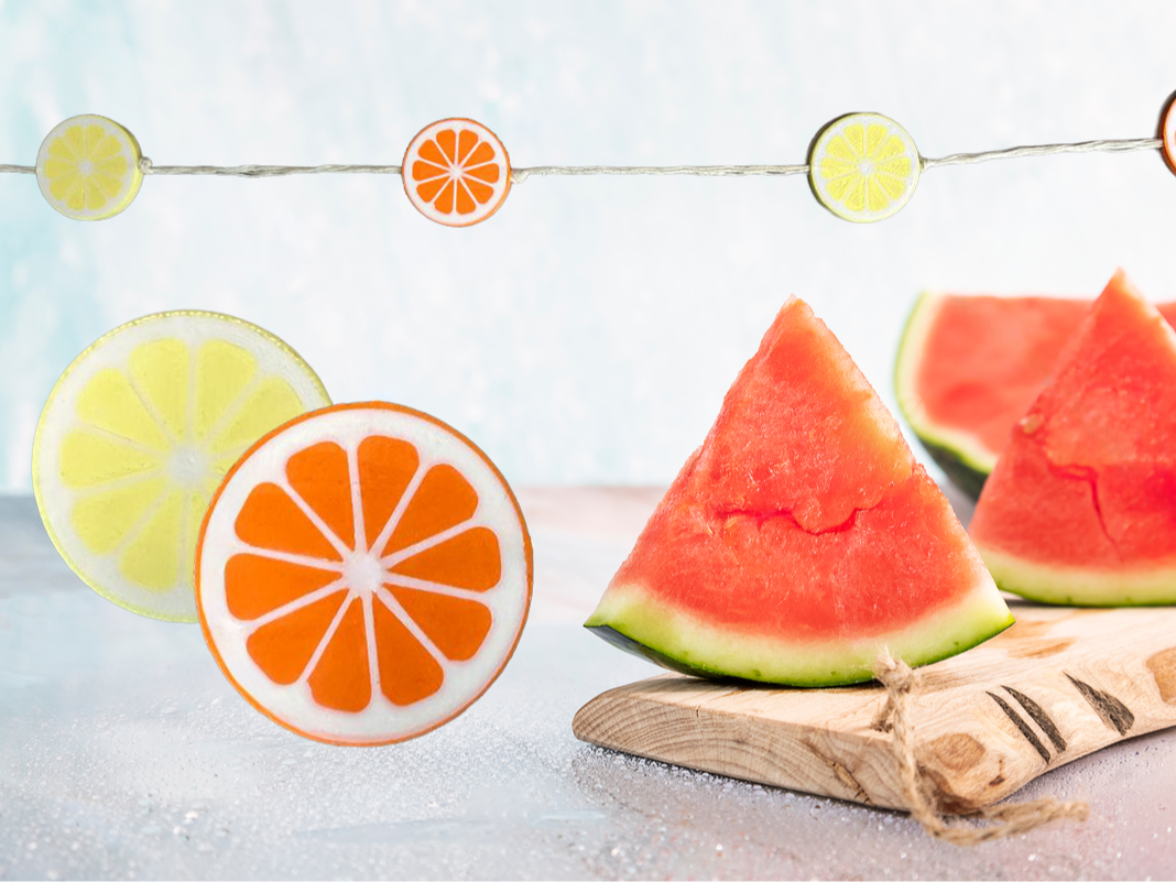 Zitrus‑Girlande – Orange & Zitrone 