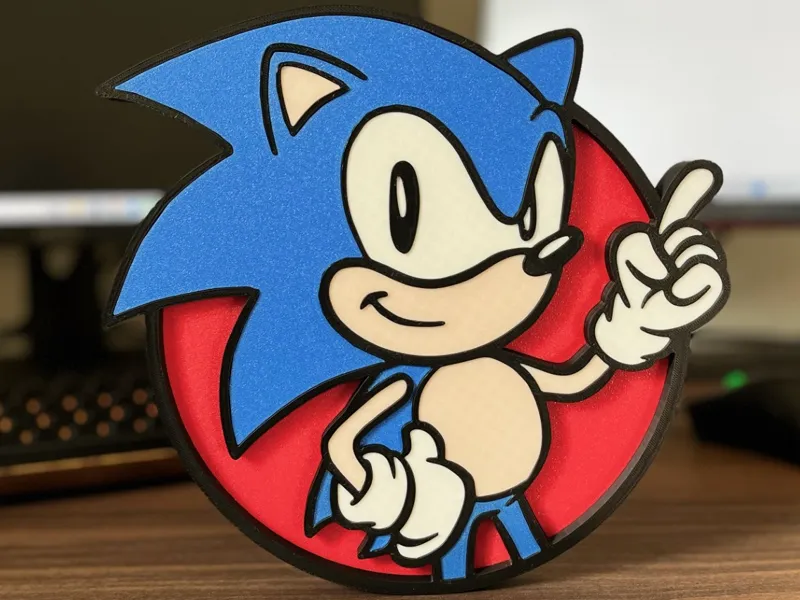 SONIC the HEDGEHOG Wall Decor - NO AMS
