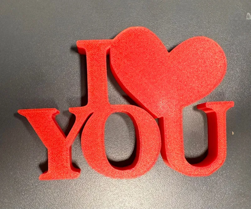 I love you 3D - Valentine Gift
