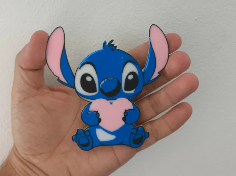 Stitch with heart