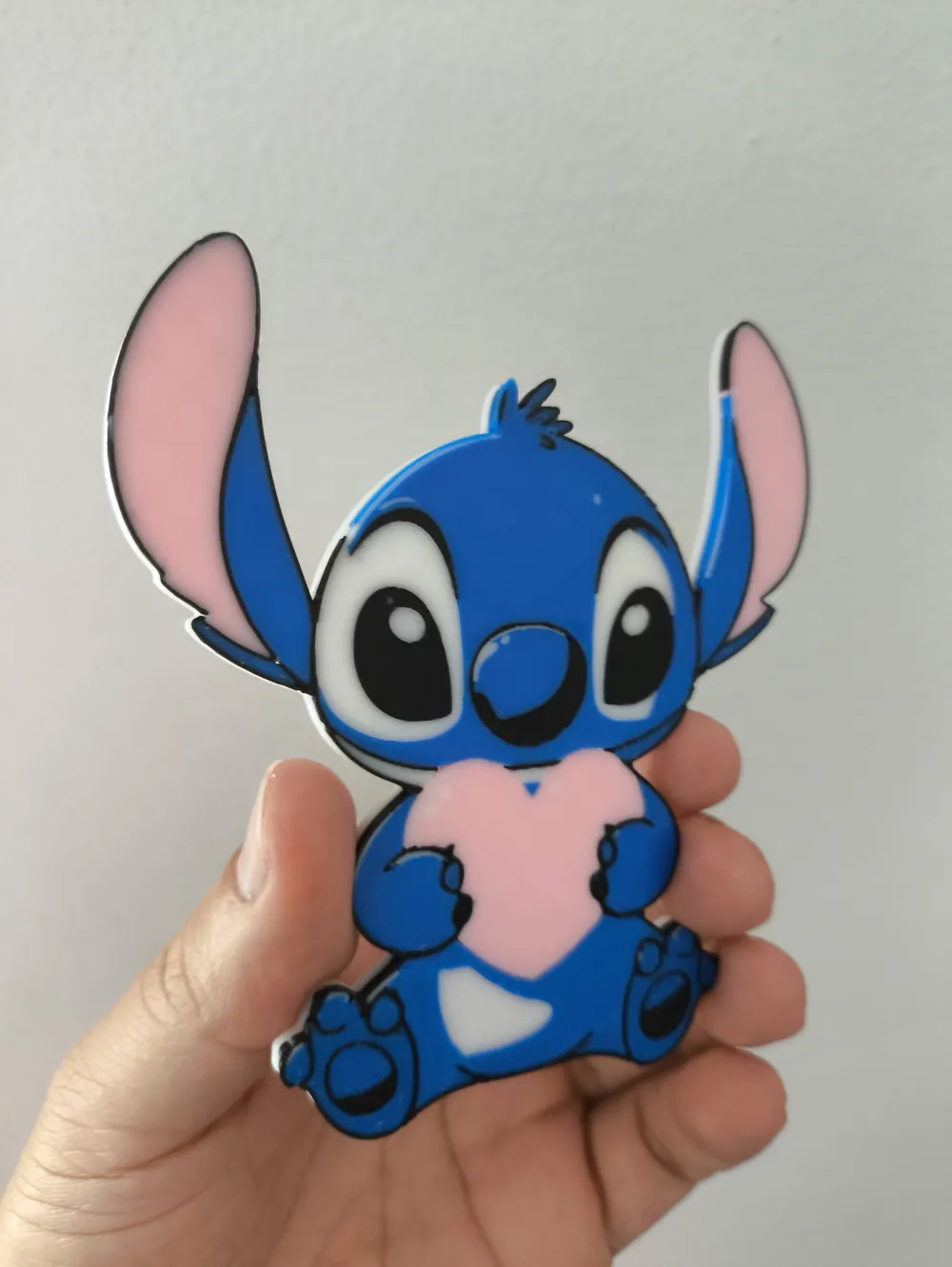 Stitch with heart - Free 3D Print Model - MakerWorld