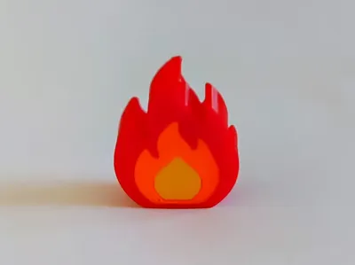 Flame & Forge Board Game Flame Token Inlay