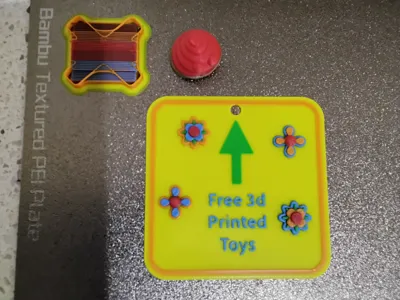 Free 3d printed toys sign